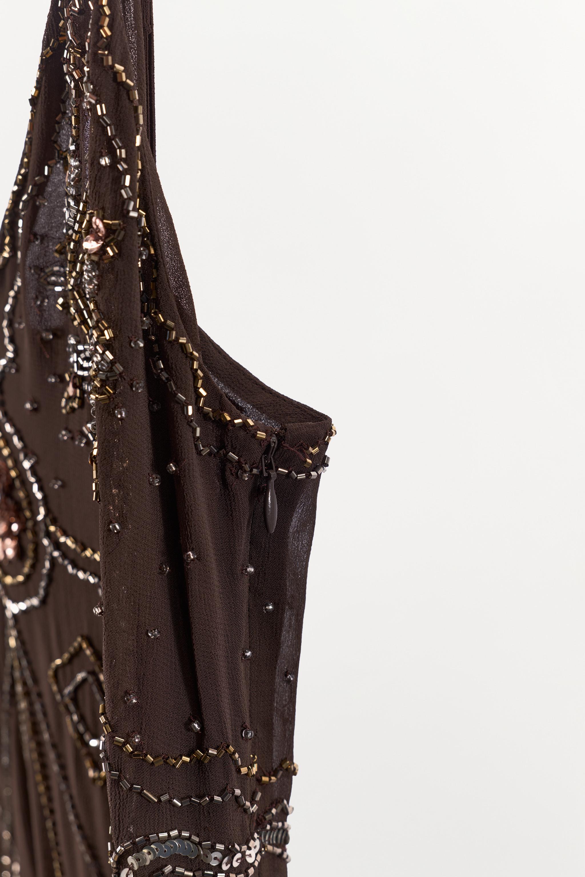 ROBE GEORGETTE PAILLETTES FANTAISIE